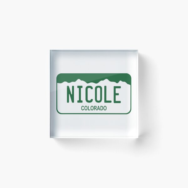 Item preview, Colorado License Plate - Nicole designed and sold by rracheell.