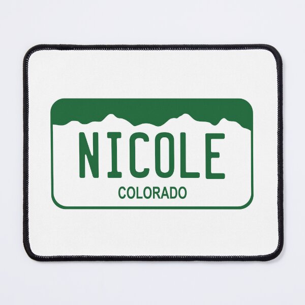 Item preview, Colorado License Plate - Nicole designed and sold by rracheell.