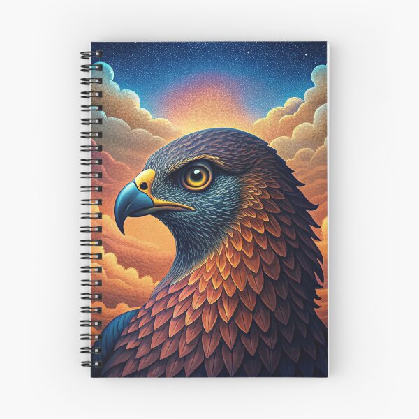 Item preview, Buzzard Watching Sunset Colourful Clouds designed and sold by Lelijo.