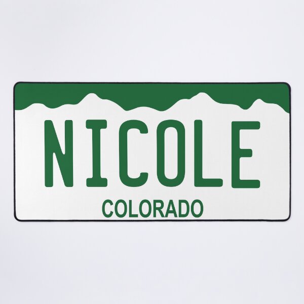 Item preview, Colorado License Plate - Nicole designed and sold by rracheell.