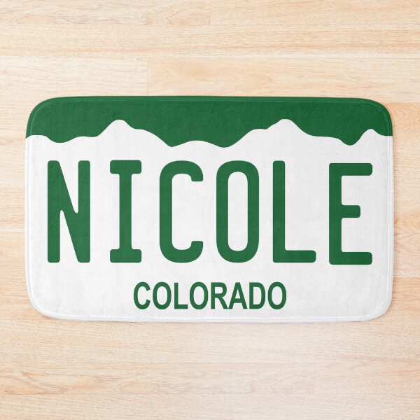 Item preview, Colorado License Plate - Nicole designed and sold by rracheell.