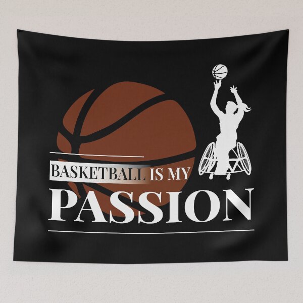 Item preview, Basketball is My Passion, Women's Wheelchair Sport designed and sold by Shiraufa.