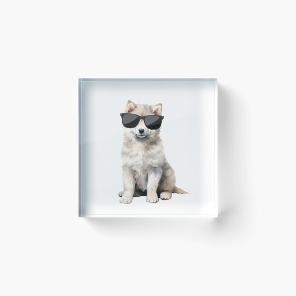 Item preview, Greenland Puppy Wearing Sunglasses designed and sold by TheAnimalZ00.