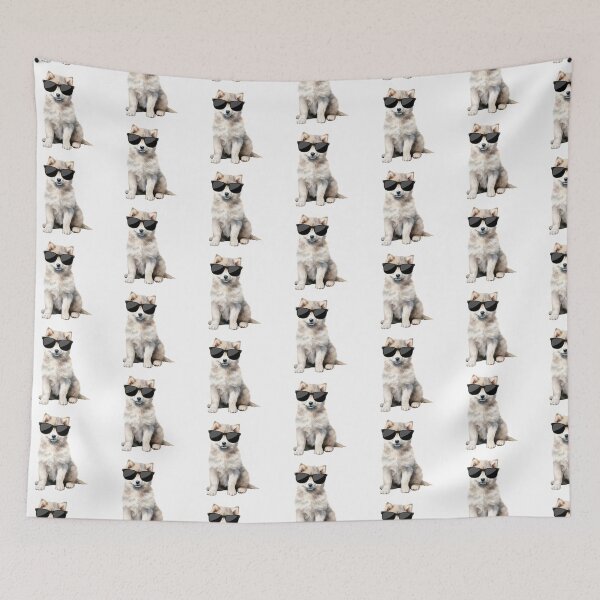 Item preview, Greenland Puppy Wearing Sunglasses designed and sold by TheAnimalZ00.