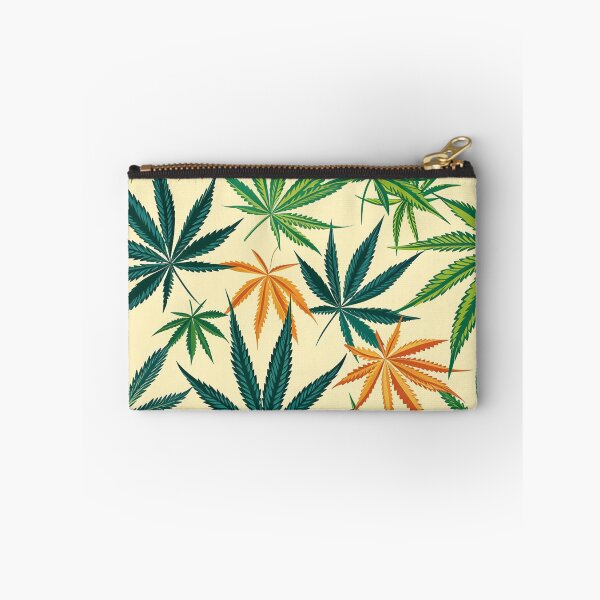 Item preview, Cannabis leaf pattern seamless digital arts designed and sold by Panom Suavichien.