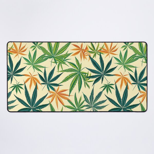 Item preview, Cannabis leaf pattern seamless digital arts designed and sold by Panom Suavichien.