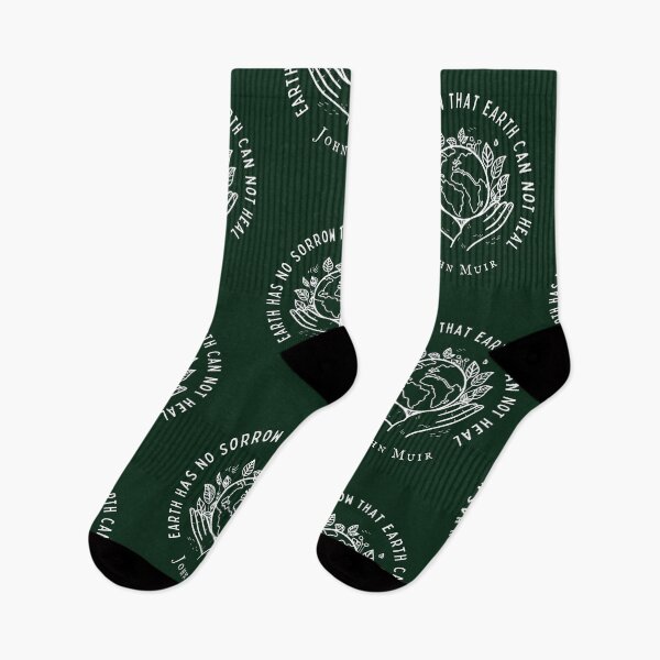 Item preview, John Muir quote: Earth has no sorrow that earth cannot heal designed and sold by artbleed.