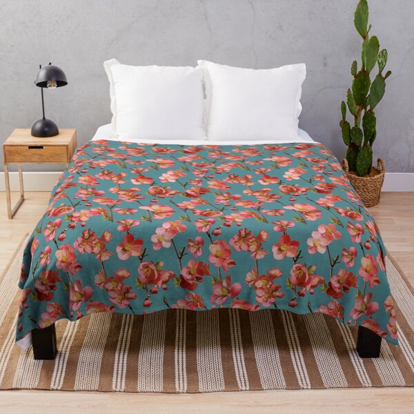 Item preview, Crabapple Blossoms 2024 on Medium Aqua Repeat 5748 designed and sold by Art in My Loft.