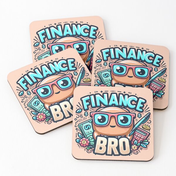 Item preview, Finance Bro, typography,PUN designed and sold by maxmaj.