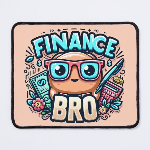 Item preview, Finance Bro, typography,PUN designed and sold by maxmaj.
