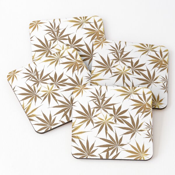 Item preview, Cannabis leaf pattern seamless digital arts designed and sold by Panom Suavichien.