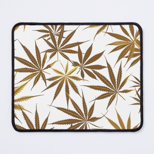 Item preview, Cannabis leaf pattern seamless digital arts designed and sold by Panom Suavichien.