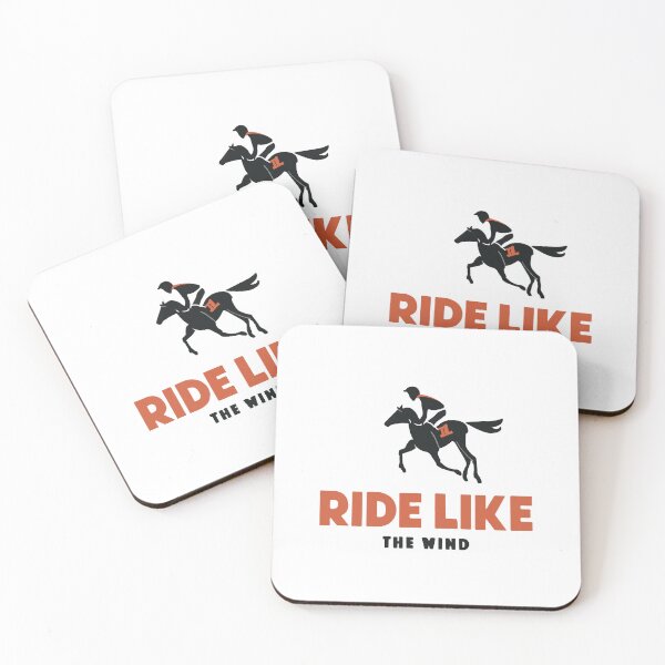 Item preview, Ride Like the Wind - Horse Racing Silhouette designed and sold by NiftyWrx.