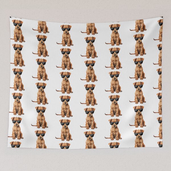 Item preview, Irish Terrier Puppy Wearing Sunglasses designed and sold by TheAnimalZ00.