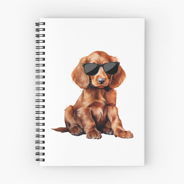 Item preview, Irish Setter Puppy Wearing Sunglasses designed and sold by TheAnimalZ00.