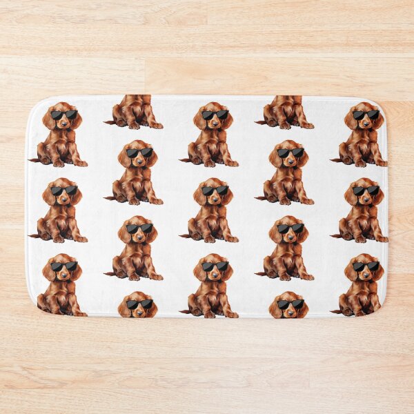 Item preview, Irish Setter Puppy Wearing Sunglasses designed and sold by TheAnimalZ00.