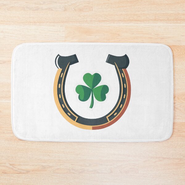 Item preview, Lucky Horseshoe & Four-Leaf Clover Design designed and sold by NiftyWrx.