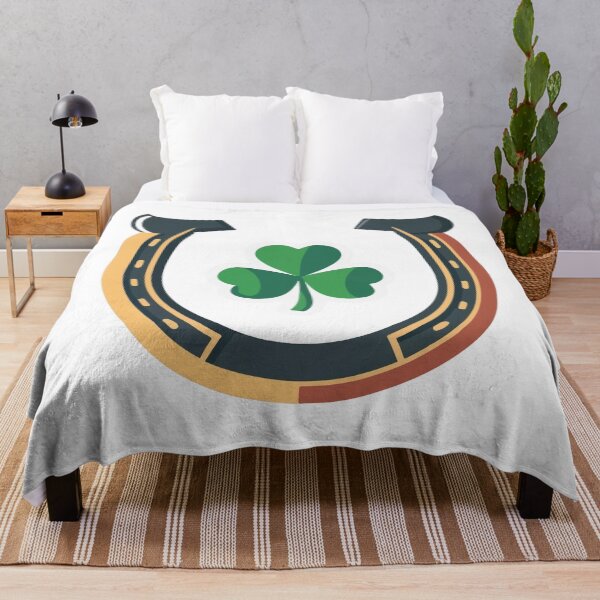 Item preview, Lucky Horseshoe & Four-Leaf Clover Design designed and sold by NiftyWrx.