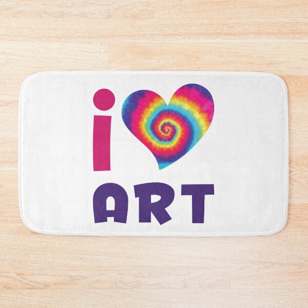 Item preview, I Love Art Tie Dye Heart Aesthetic designed and sold by jaygo.