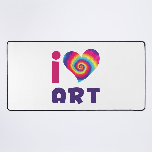 Item preview, I Love Art Tie Dye Heart Aesthetic designed and sold by jaygo.