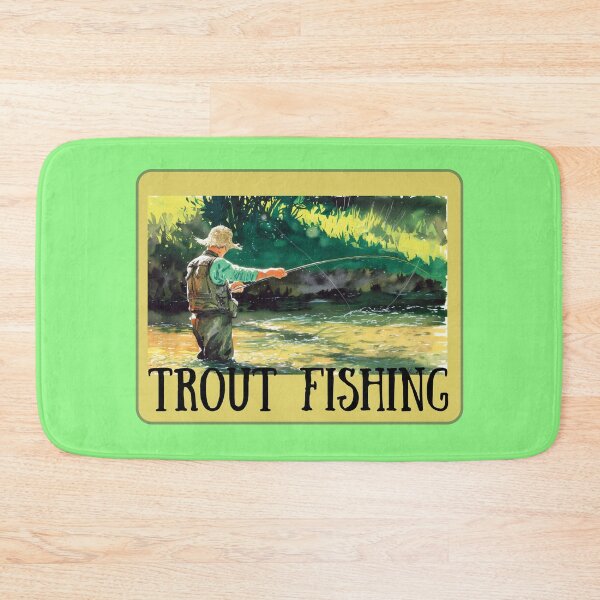 Item preview, Trout Fishing in Watercolors designed and sold by RWCarpenter.