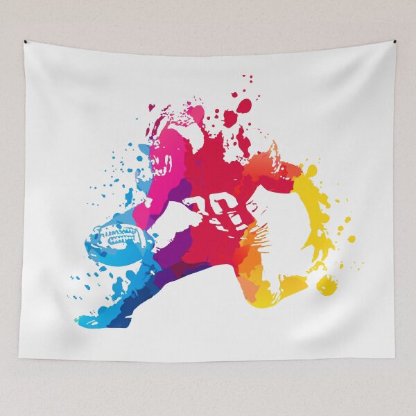 Item preview, Honey Badger American Football Player Watercolor designed and sold by TrueArtsStore.