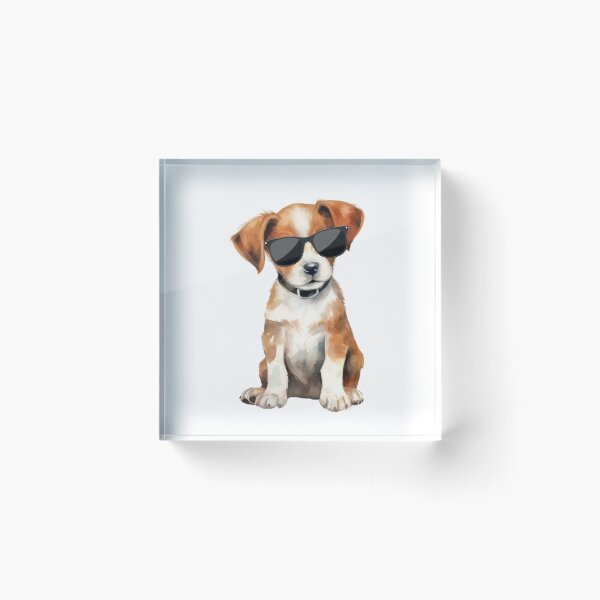 Item preview, Jack Russell Terrier Puppy Wearing Sunglasses designed and sold by TheAnimalZ00.