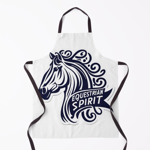 Item preview, Elegant Horse Profile with Equestrian Spirit Quote designed and sold by NiftyWrx.