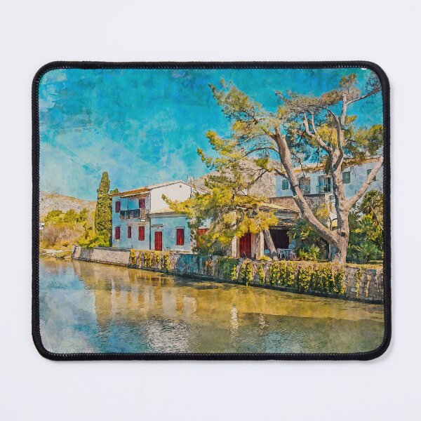 Item preview, Puerto Pollensa Nature Reserve La Gola Mallorca Watercolour Effect designed and sold by GG WALL ART.