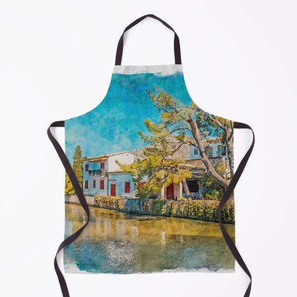 Item preview, Puerto Pollensa Nature Reserve La Gola Mallorca Watercolour Effect designed and sold by GG WALL ART.