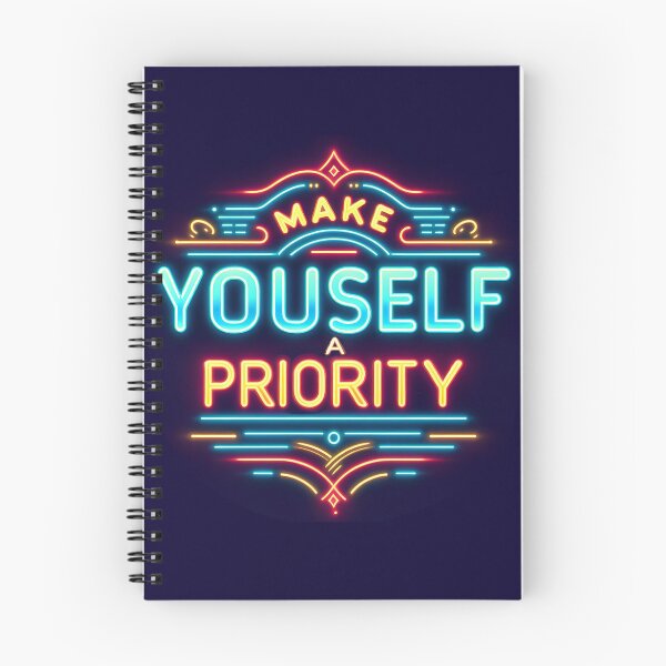 Item preview, Make Yourself a Priority, typography, retro designed and sold by maxmaj.