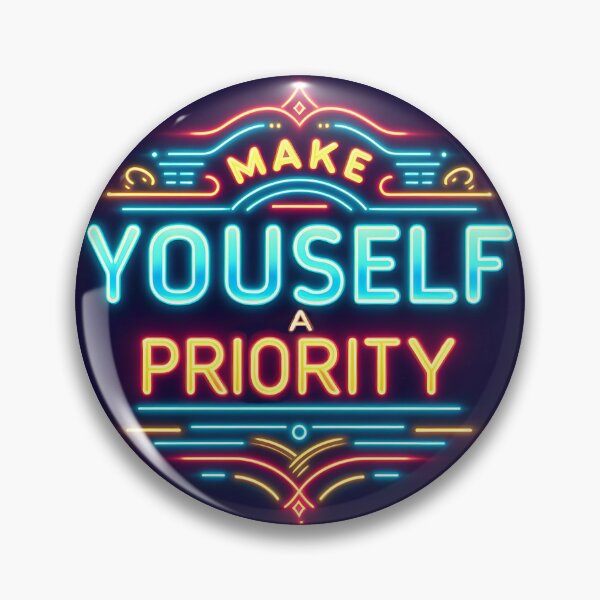 Item preview, Make Yourself a Priority, typography, retro designed and sold by maxmaj.