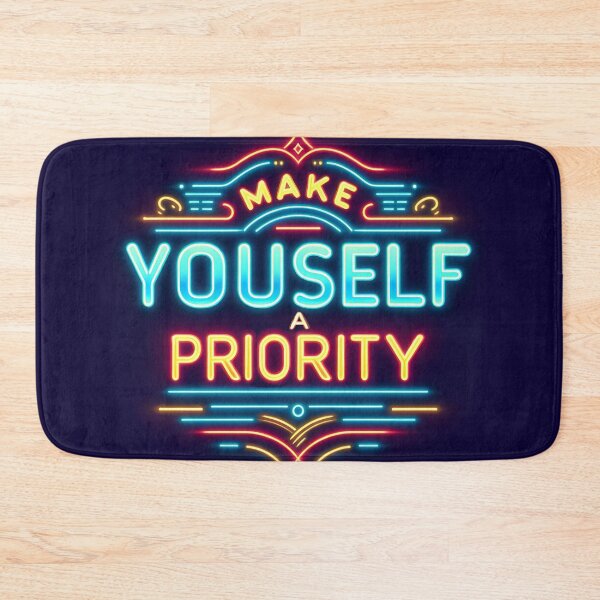 Item preview, Make Yourself a Priority, typography, retro designed and sold by maxmaj.