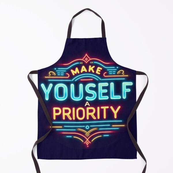 Item preview, Make Yourself a Priority, typography, retro designed and sold by maxmaj.