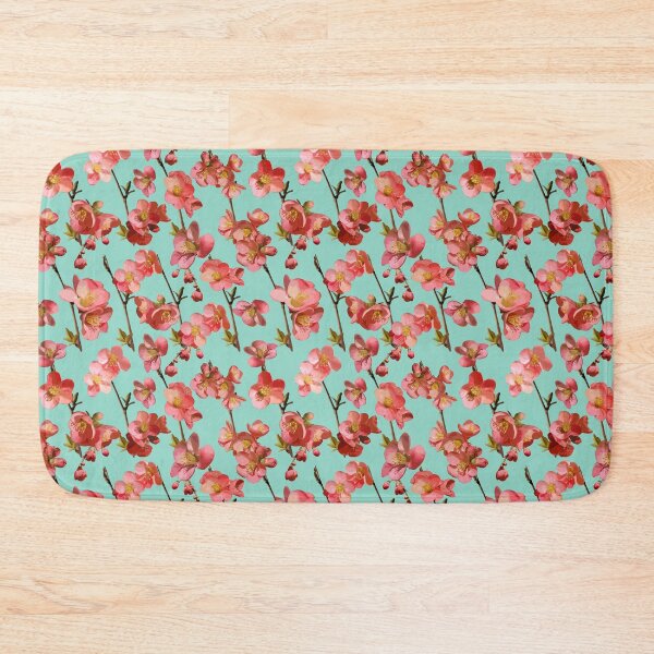 Item preview, Crabapple Blossoms 2024 on Pale Mint Green Repeat 5748 designed and sold by Art in My Loft.