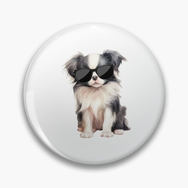 Item preview, Japanese Chin Puppy Wearing Sunglasses designed and sold by TheAnimalZ00.