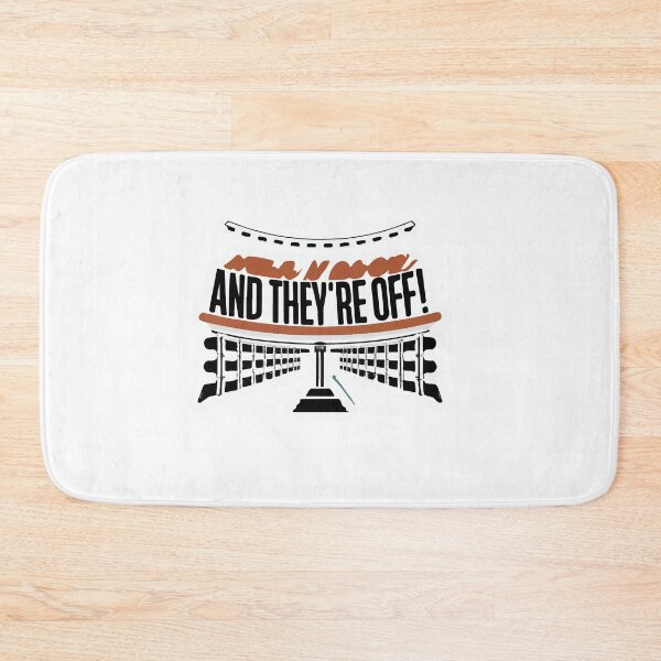 Item preview, And They're Off! - Horse Racing Starting Gate Design designed and sold by NiftyWrx.