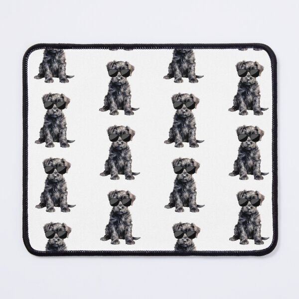 Item preview, Kerry Blue Terrier Puppy Wearing Sunglasses designed and sold by TheAnimalZ00.