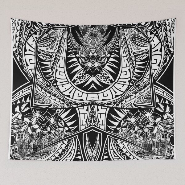 Item preview, Tribal Patterns - Hawaiian - Samoan -Polynesian White And Black - 3584 designed and sold by sunnthreads.