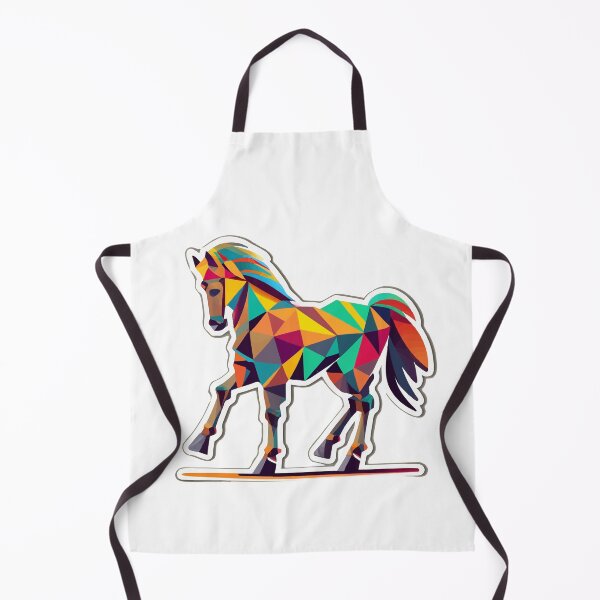 Item preview, Abstract Geometric Horse in Motion designed and sold by NiftyWrx.