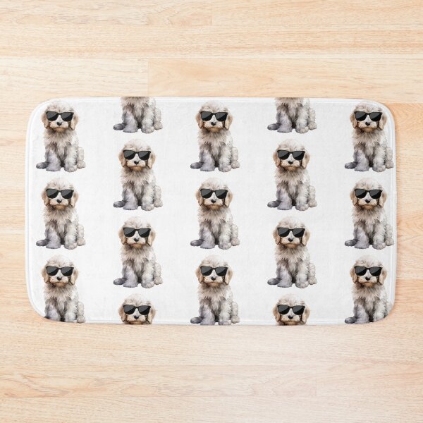 Item preview, Komondor Puppy Wearing Sunglasses designed and sold by TheAnimalZ00.
