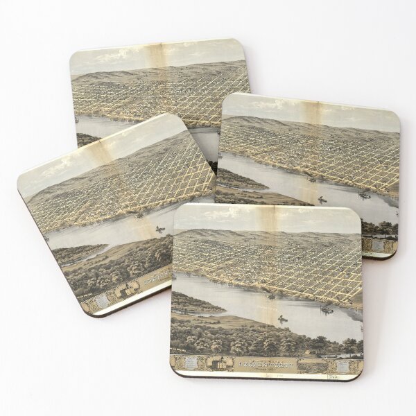 Item preview, Leavenworth, Kansas (1869) designed and sold by allhistory.