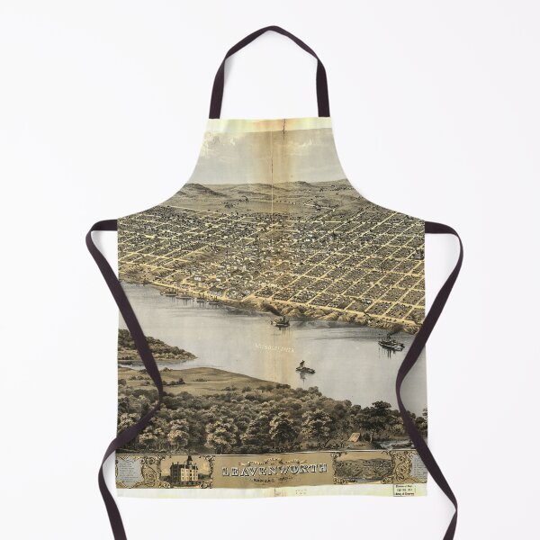 Item preview, Leavenworth, Kansas (1869) designed and sold by allhistory.