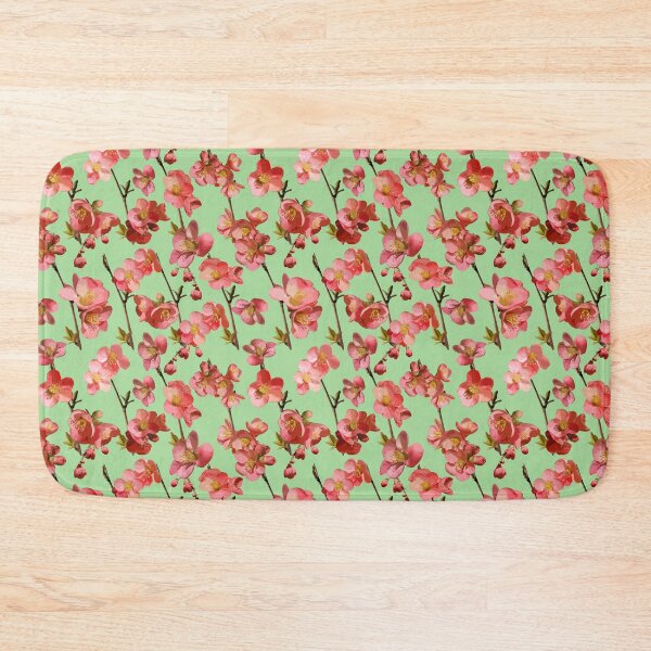 Item preview, Crabapple Blossoms 2024 on Soft Green Repeat 5748 designed and sold by Art in My Loft.