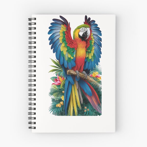 Item preview, Macaw parrot art gallery designed and sold by DunuStore.