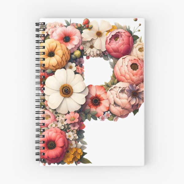 Item preview, Letter “P” containing flowers designed and sold by yeekazar.