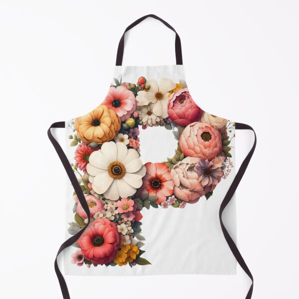 Item preview, Letter “P” containing flowers designed and sold by yeekazar.