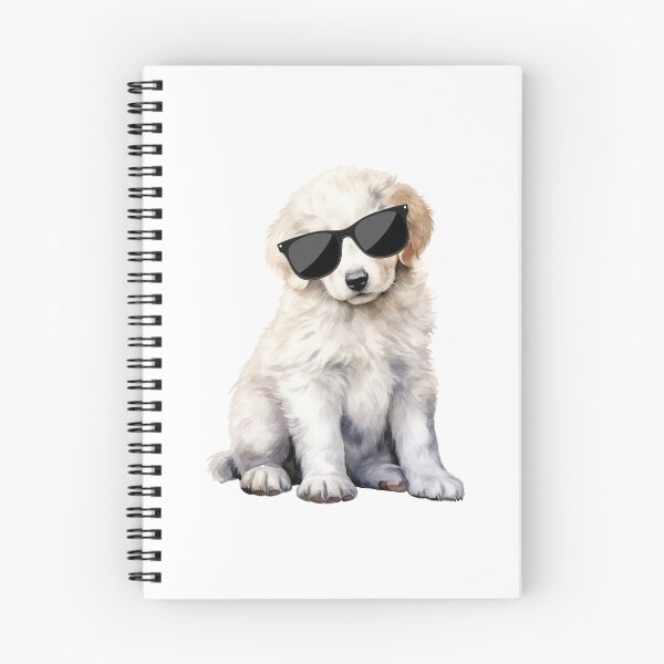 Item preview, Kuvasz Puppy Wearing Sunglasses designed and sold by TheAnimalZ00.