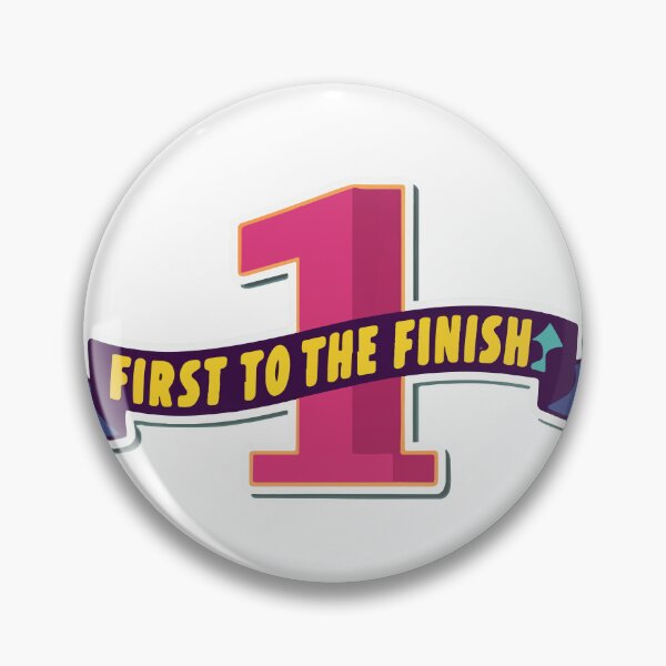 Item preview, First to the Finish Winner's Ribbon designed and sold by NiftyWrx.