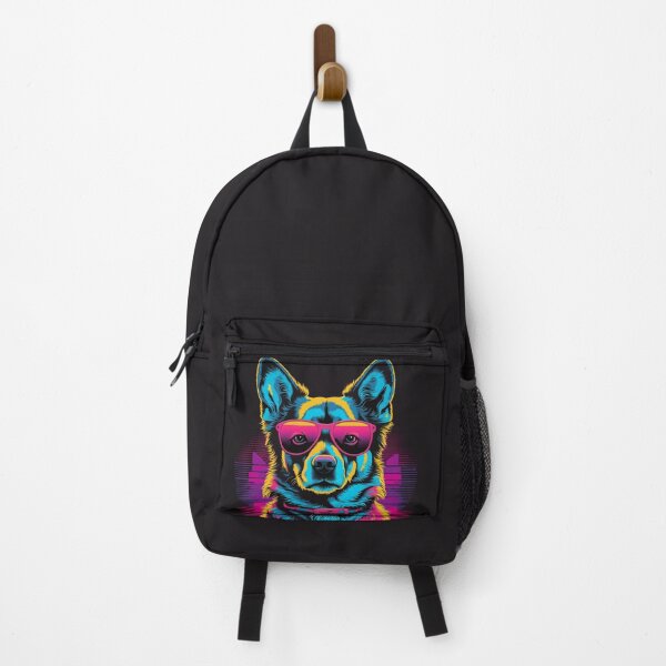 Item preview, Dog with glasses the visionary who sees beyond appearances and values the true character of each being, with its lenses revealing the essence and authenticity behind each gaze designed and sold by Pulsant Paintings.
